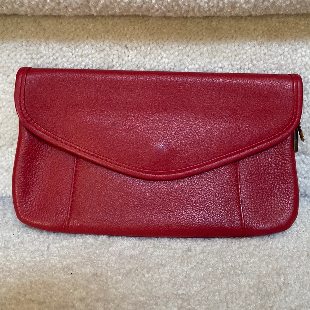 vintage mundi leather wallet / organizer